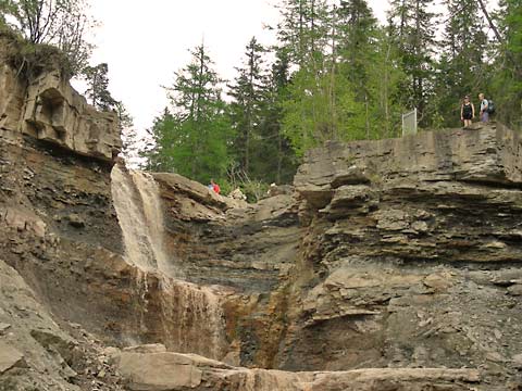 Der Wasserfall im Bletterbach